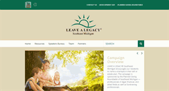 Desktop Screenshot of leavealegacysoutheastmichigan.org